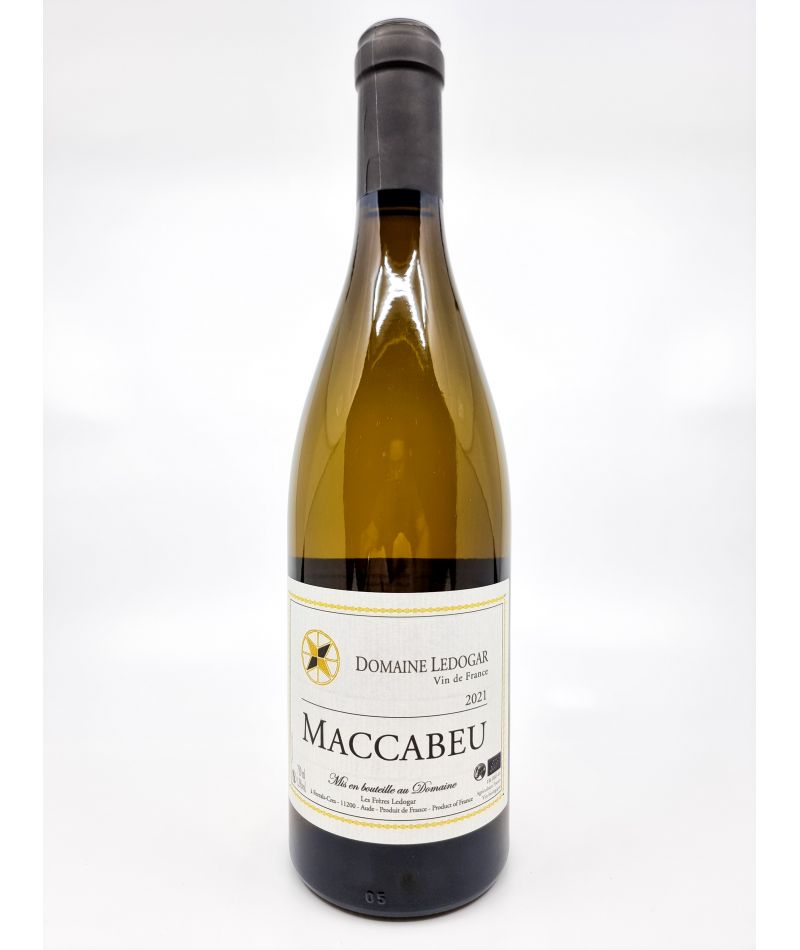Languedoc - Domaine Ledogar - Maccabeu - 2021 19,00 € vin bio, vin en biodynamie, boutique Une Note De Vin